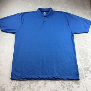 Red Rhino Men's 3XL Blue Short Sleeve Polo Shirt Cotton Blend RN141335‎ PO-1785